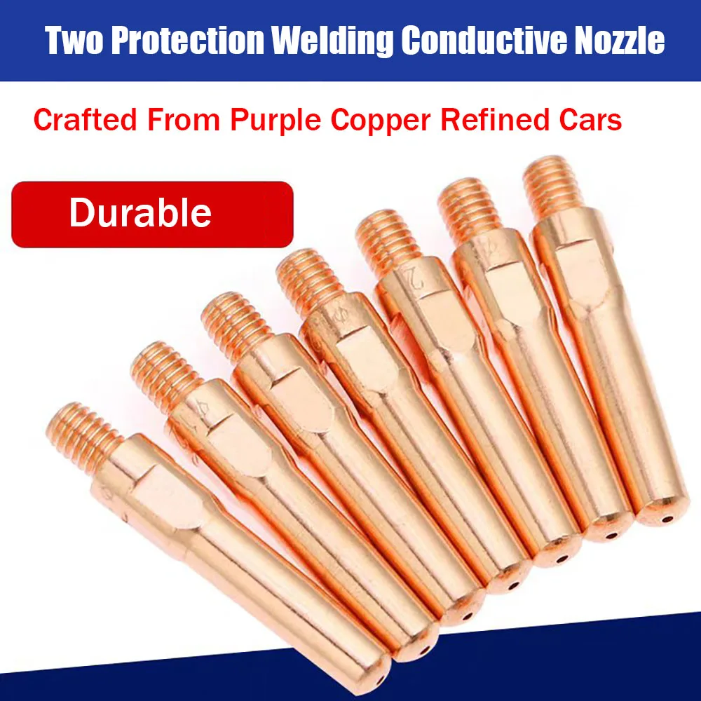 

M6x40 M6x45 Welding Torch Contact Tip Gas Nozzle Conductive Nozzle Welding Machine Accessories