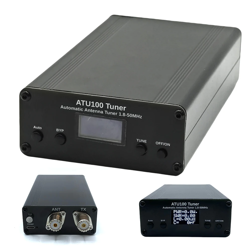 

ATU-100 ATU100 Automatic Antenna Tuner 1.8-50MHz Antenna Automatic Tuner for Radio Equipment