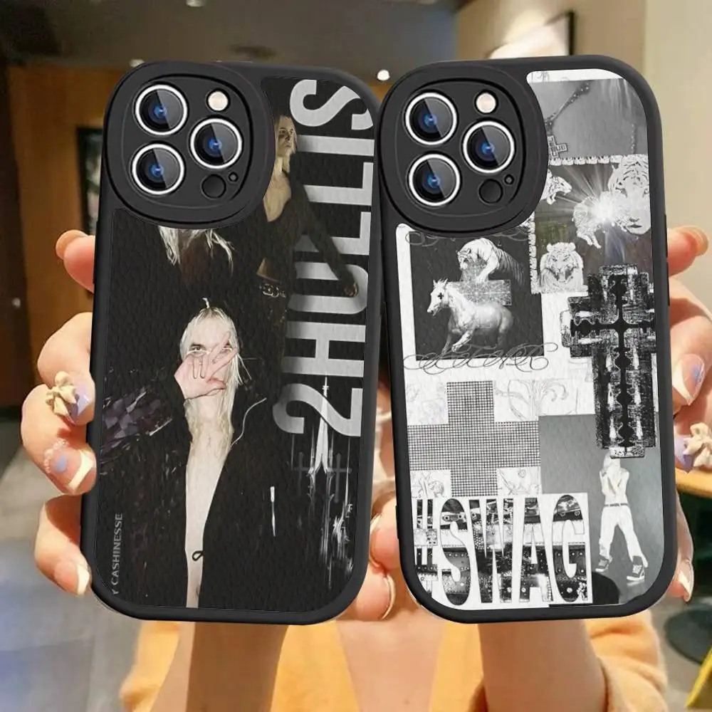 Music Singer 2-hollis Rapper Albums For IPhone 16 15 14 13 12 11 Pro Max Plus Shockproof Leather Soft Phone Cover