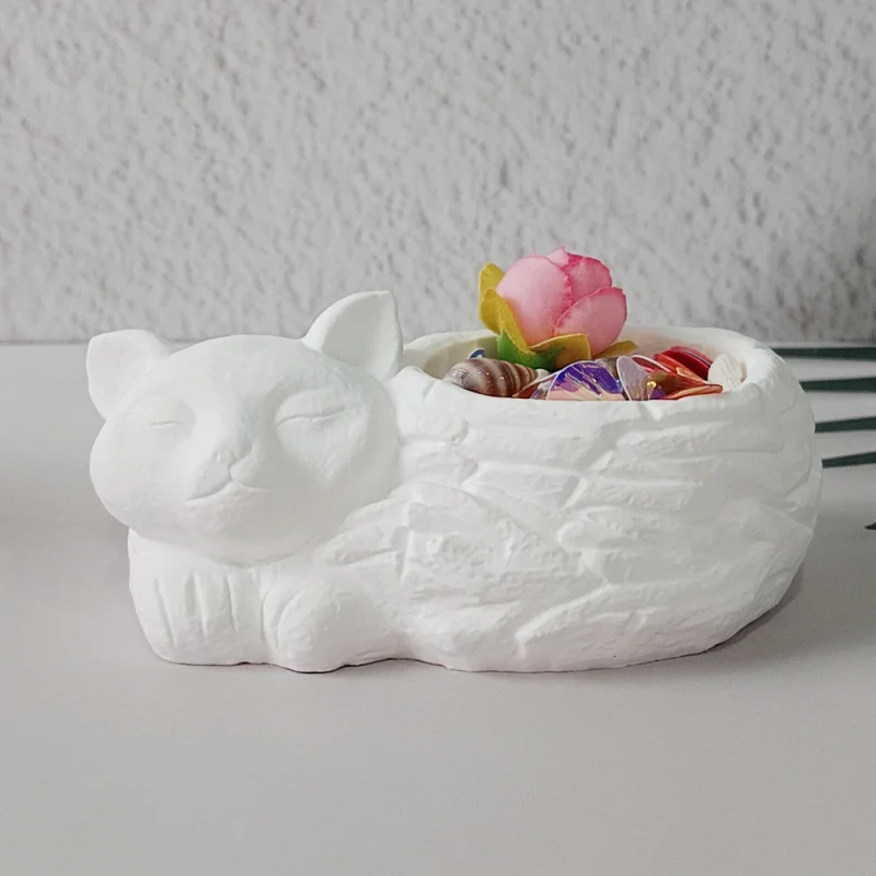 

Форма для хранения кошек - DIY органайзер из гипса, подставка для ароматических свечей и набор для домашнего декора