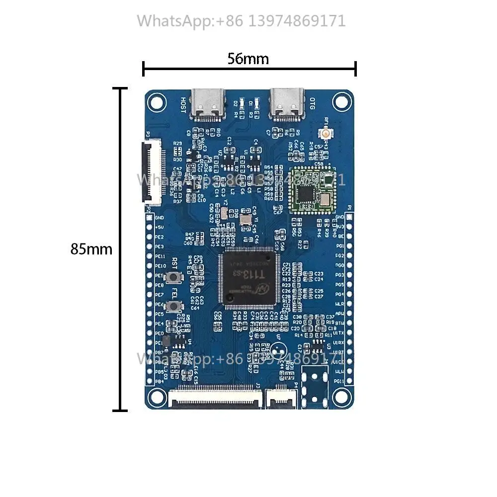 LC T113 Development Board WiFi Display Arm Cortex-A7 F133 Chip Embedded Development Module For DIY Electronic Project