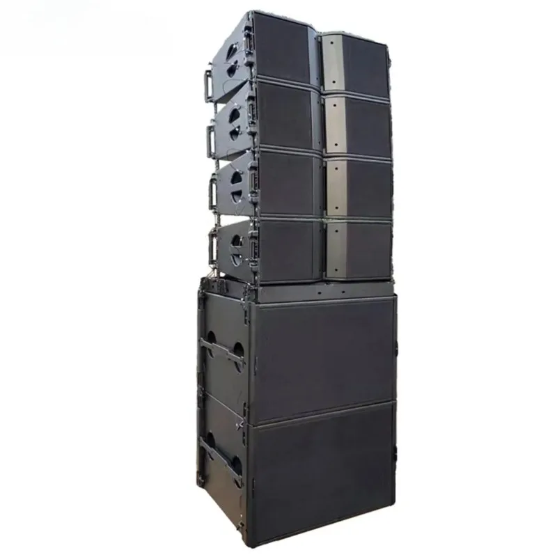 Picture 5: for  Professional sound DSP AMP Audio speaker Active line array system dual 10inch sound speakers line array with power amp