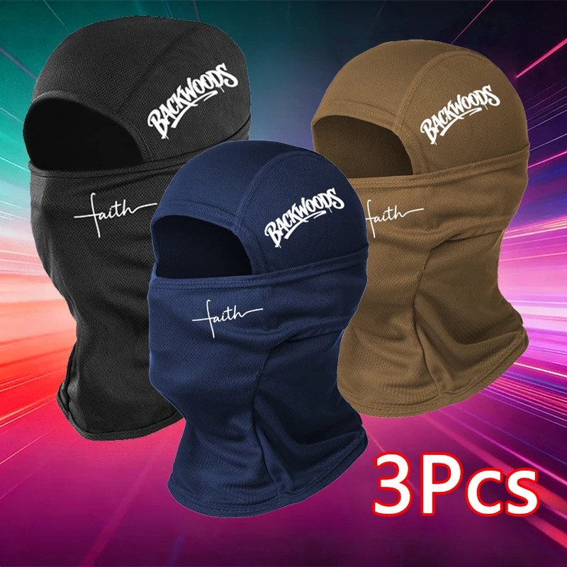 Musion Full Face Balaclava Helmet Backwoods Print Motorcycle Rider Face Mask Comfortable Breathable Cycling Headgear
