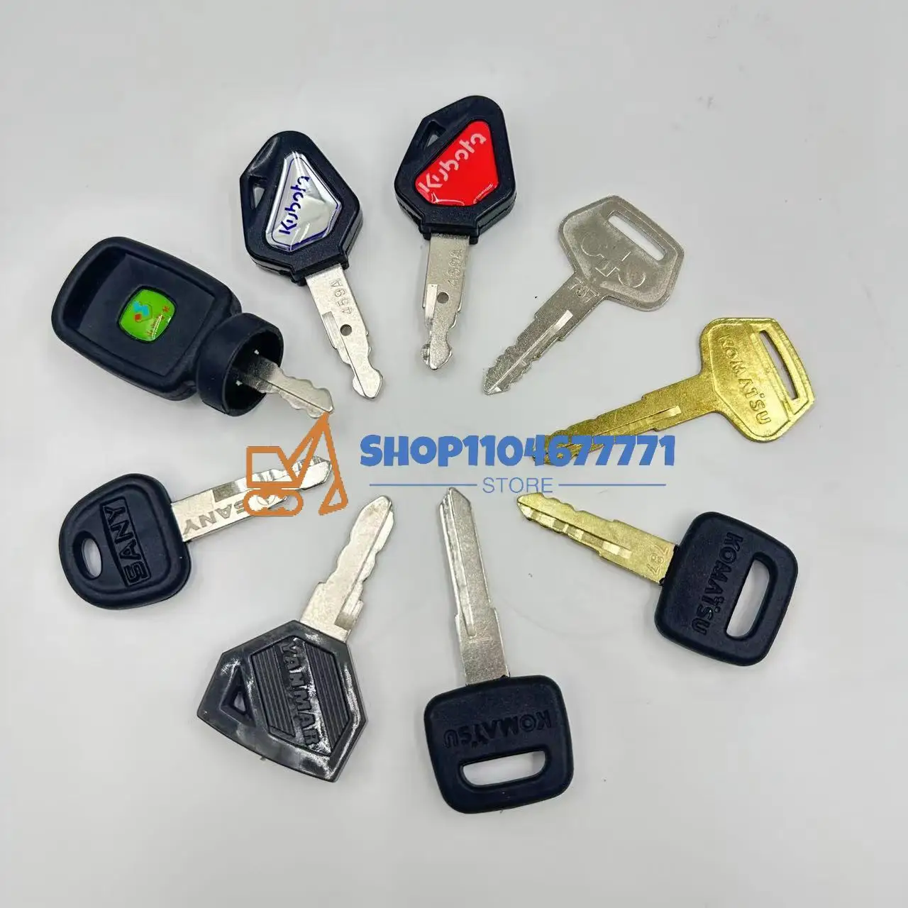 25 шт. ключи экскаватора для Cat для Yanmar 52160 ключ для Doosan для Sany для Komatsu для Kubota Hyundai для F900/H800/777/888 ключ