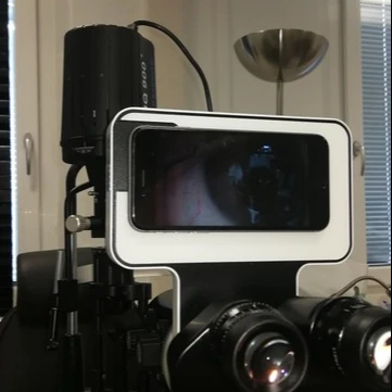 slit lamp table and camera with biomicroscope