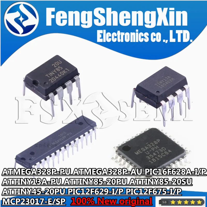 ATTINY45-20PU ATMEGA328P-PU ATMEGA328P-AU PIC16F628A-I/P ATTINY13A-PU ATTINY85-20PU PIC12F629-I/P PIC12F675-I/P MCP23017-E/SP