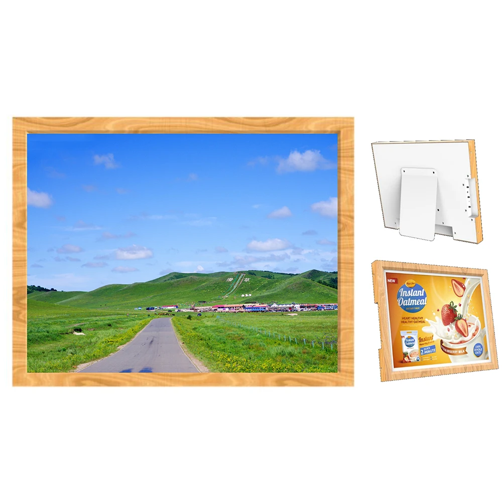 Custom E6 13.3 Inch Color E Ink Frame Display Digital Paper Like Visual Canvas Ultra-Thin Portable E Paper Frame For Art Homeuse