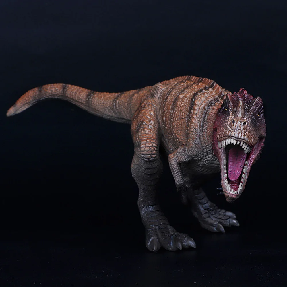 

Realistic Solid Ceratosaurus Dinosaur Model Jurassic Horned Predator Figure Static Collectible Toy & Gift for Kids HG53