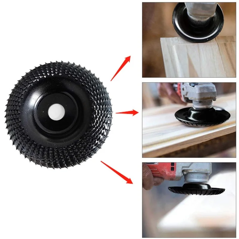 Máy Xay Bánh Xe Đĩa 4 Inch Gỗ Tạo Hình Bánh Xe, Gỗ Mài Tạo Hình Đĩa Cho Máy Mài Góc Với 5/8 "Arbor