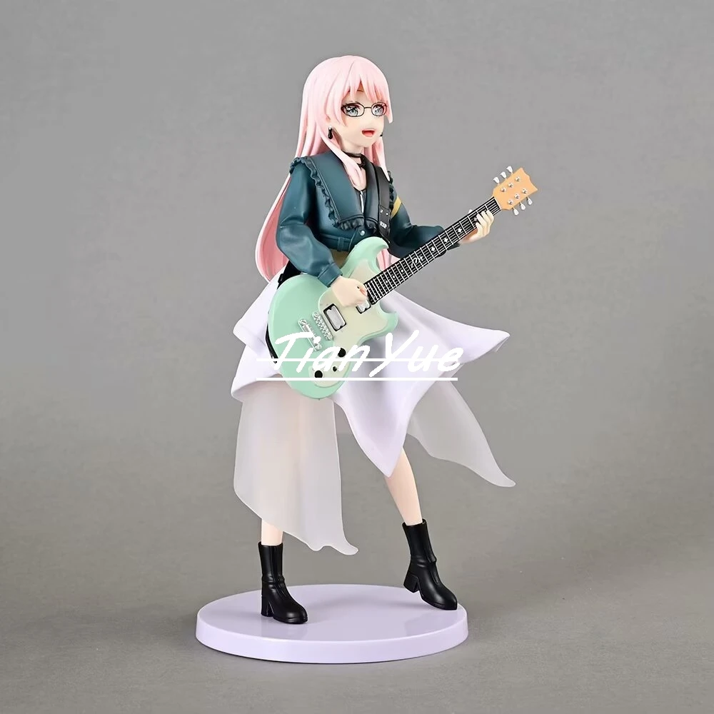 ¡Sueño de Anime Anon Chihaya BanG! Guitarrista linda chica hermosas niñas modelo juguetes regalo 23cm