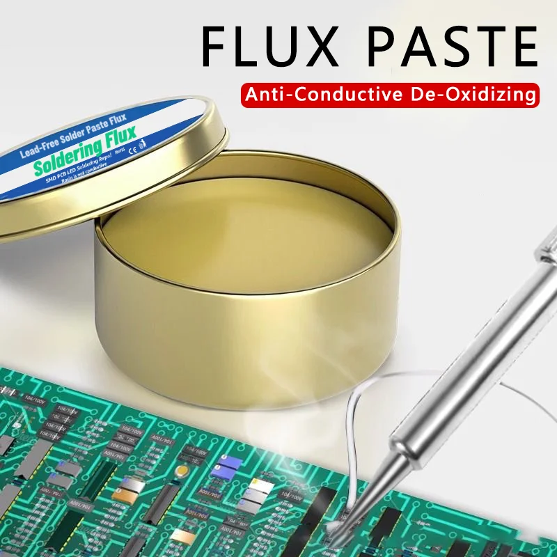 

Solder Paste Rosin Flux Lead-Free Solder Paste Flux Soldering Iron Flux Solder Paste for Electronics SMD PCB LED Welding Repair