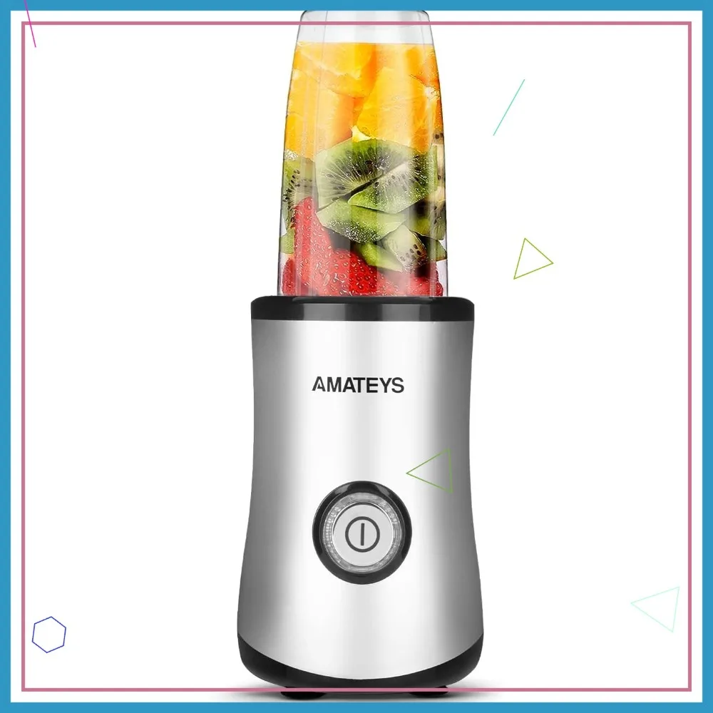 

350W Personal Blender for Smoothies and Shakes, Portable Mixer with Easy Cleaning, Ideal for Home and Travel Use