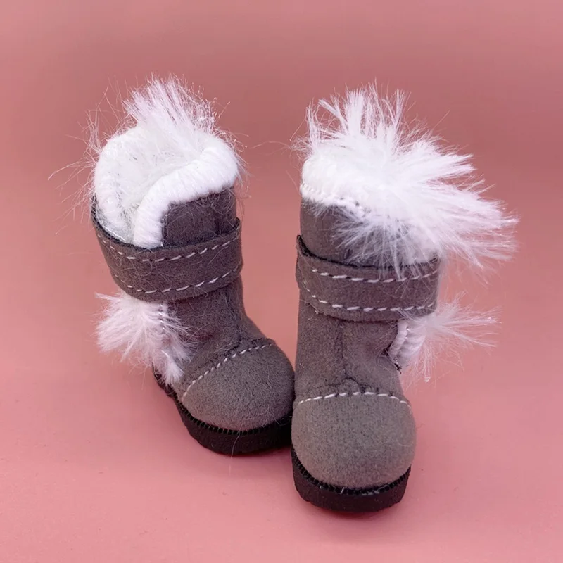 Tilda 3,2 cm Puppenstiefel für Blythe Puppenspielzeug, 1/8 Mini-Lederpuppenschuhe für Blyth Azone BJD, lässige Puppenschuhe, Spielzeugzubehör – Detail 10