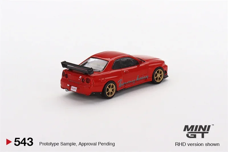 미니 GT 레드 RHD 모델 자동차, 토미카이라 R RZ 에디션, 1:64