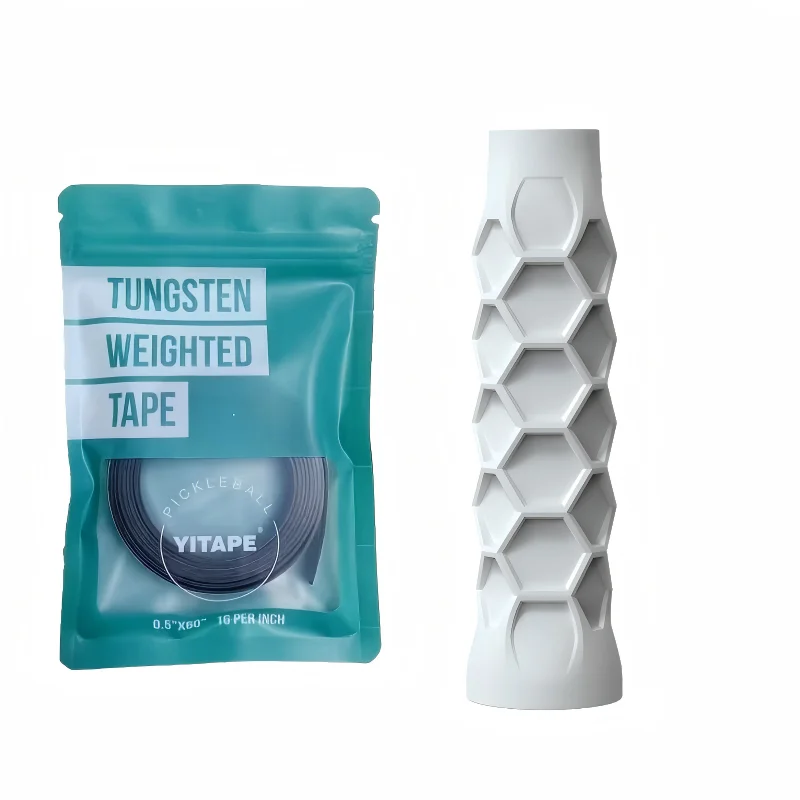 YITAPE Tungsten Weighted Tape for Pickleball Paddle with Grip Sleeve Non-Toxic Lead Tape Alternative Power Balance Control