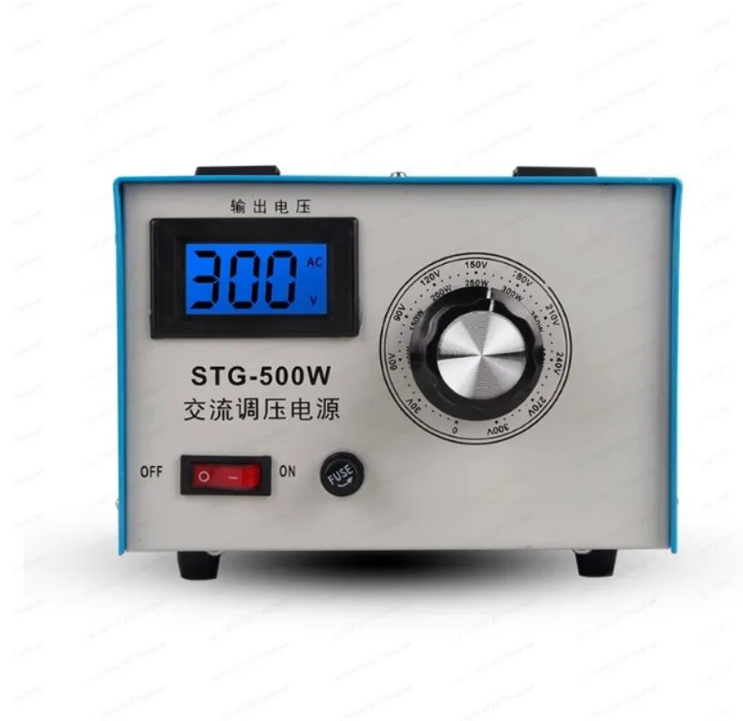 STG-500W Full Copper Regulator Power Supply 0-300V Regulator Transformer