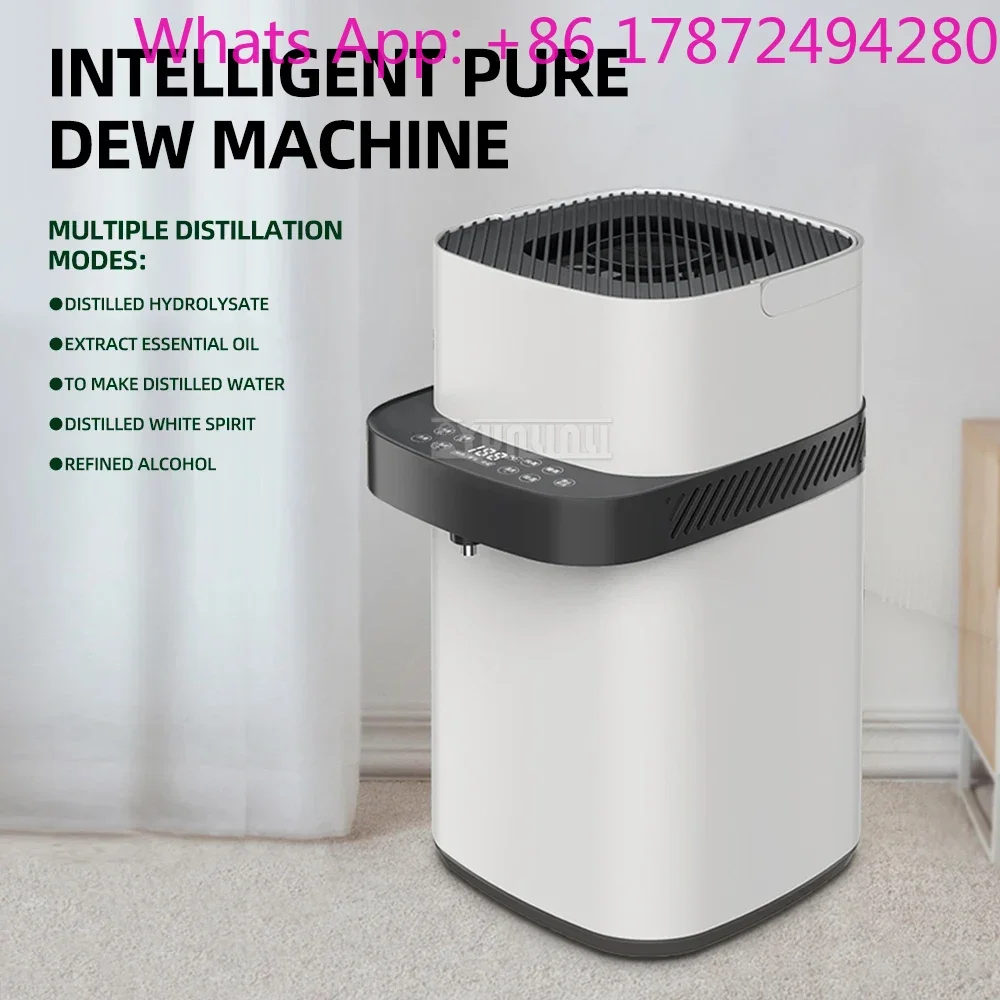 High-Efficiency Essential Oil & Hydrosol Extractor - Smart Pure Dew Machine with Professional Wine Fermentation Feature