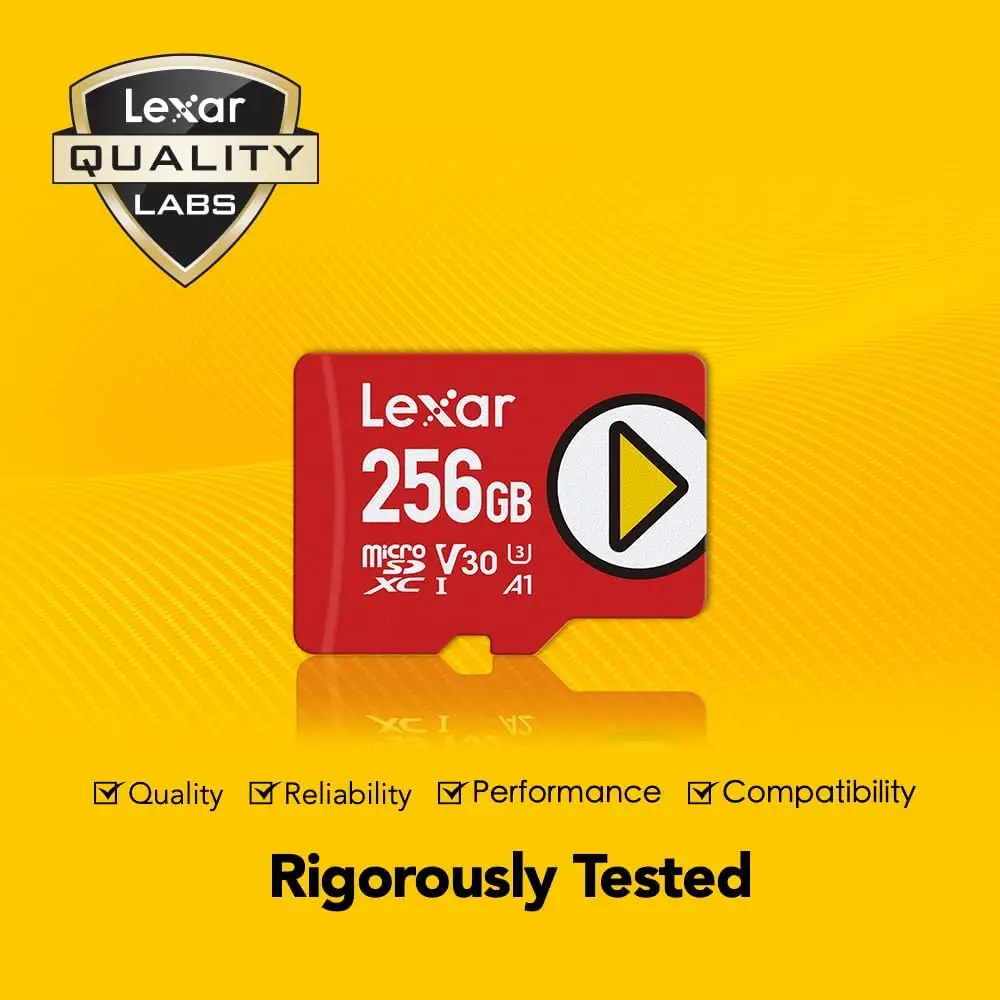 بطاقة ذاكرة Lexar PLAY microSDXC 128GB 256GB 512GB 1TB UHS-I C10 U3 V30 A2 تخزين فيديو عالي الدقة موسع لجهاز Nintendo-Switch #6