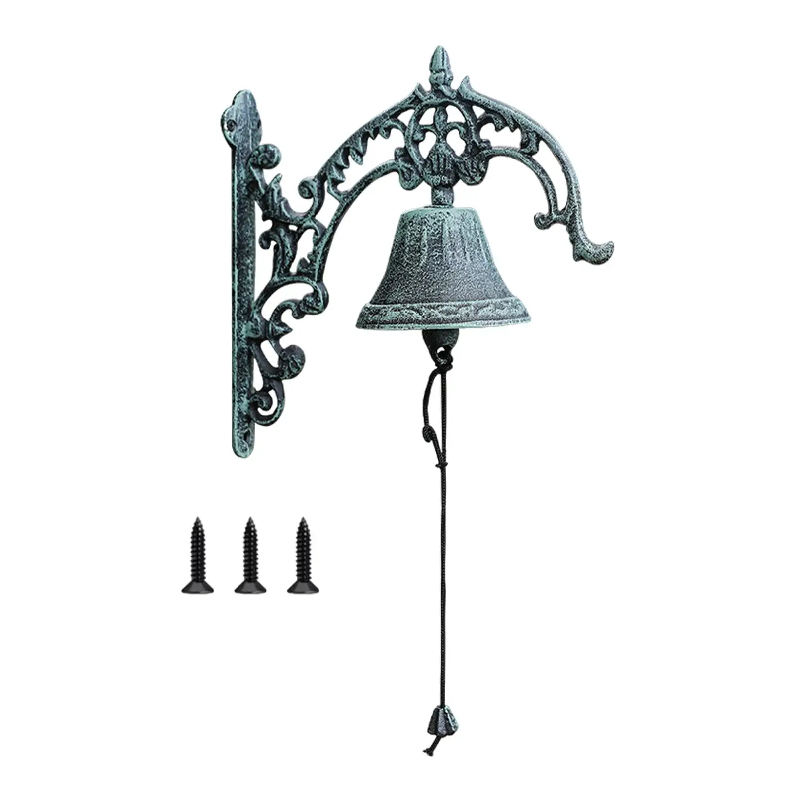 Door Bell Dinner Bell Welcome Bell Courtyard Wall Ornament for Porches Housewarming Parties