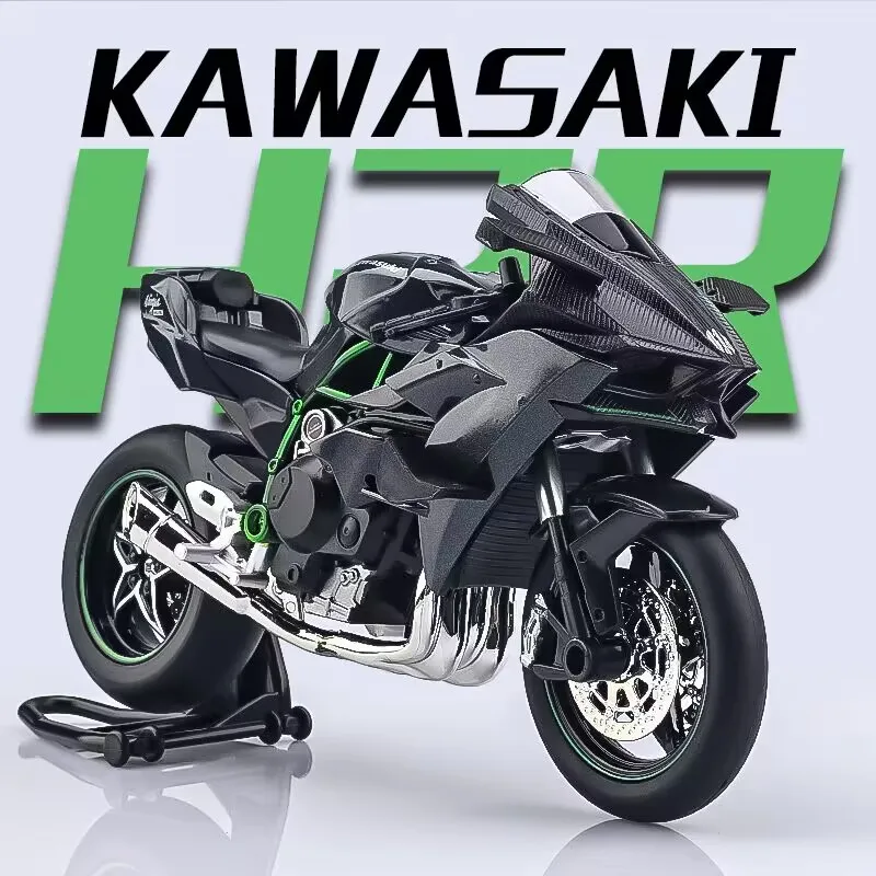 

1:12 Kawasaki H2r модель мотоцикла, имитация сплава, мотоцикл, настольная коллекция украшений, подарки бойфренду