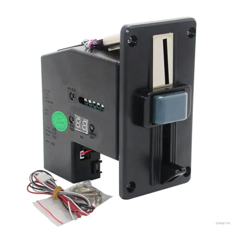 

M5TD LED Multi Coin Acceptor Electronic Roll Down Coin Selector Mechanism Vending Machine Mech for Arcade Game Cabinet