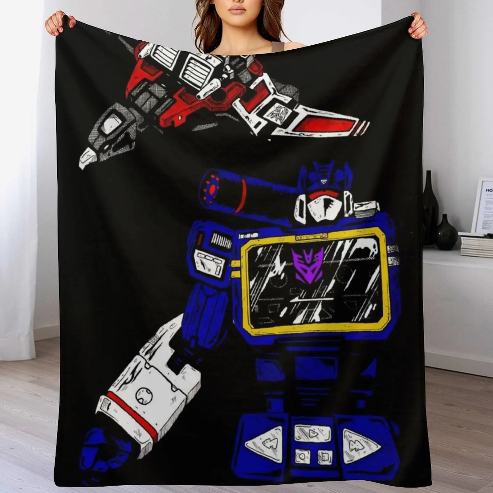 soundwave Throw Blanket Custom for winter christmas gifts Blankets