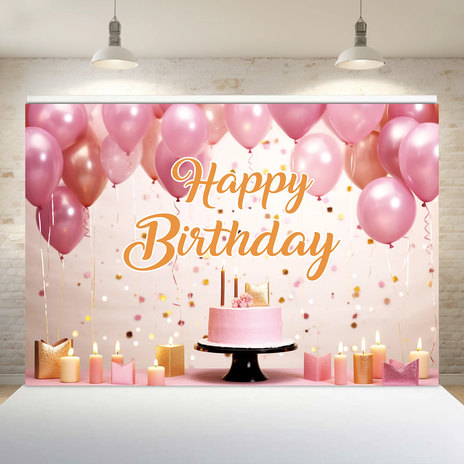 

1PCS 100x150cm Happy Birthday(24) Theme Backdrop,Photography Background,Used To Gifts,Activities Or Other Party Decoration