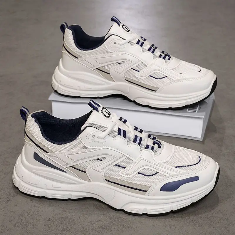 Nouvelles baskets décontractées pour hommes, style Dad Sneakers, en maille respirante, anti-odeur, pour l'été 2026, idéales pour adolescents et étudiants
