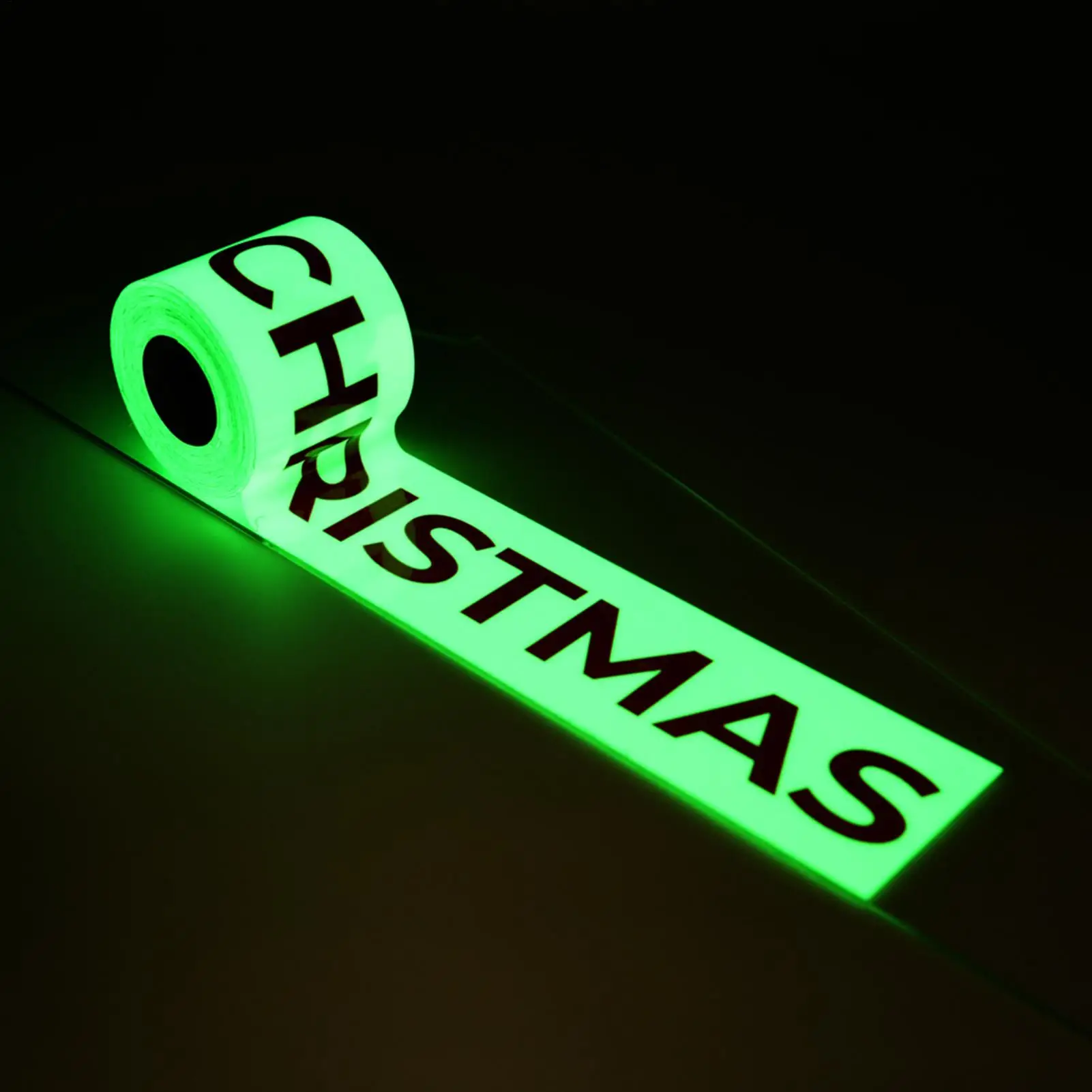 

Christmas Caution Tape 16.4ft Glow in Dark Decorative Warning Barricade for Party Wedding Garden Pathway Indoor Outdoor Decor
