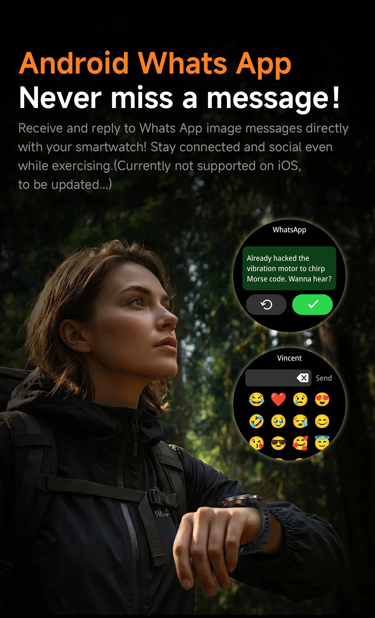Neue Professionelle Offline-Karten-Militär-Smartwatch für Männer, 1200mAh Akku, Armband, IPX8 Wasserdicht, ChatGPT, 170+ Sportarten, GPS-Smartwatch – Detail 12