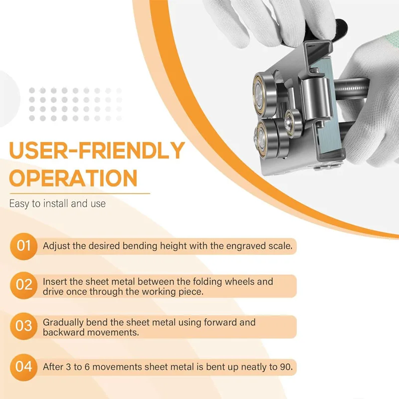 Metal Roof Roller Bender, #2204 Uni Bender, Adjustable Bending Height From 3/8\
