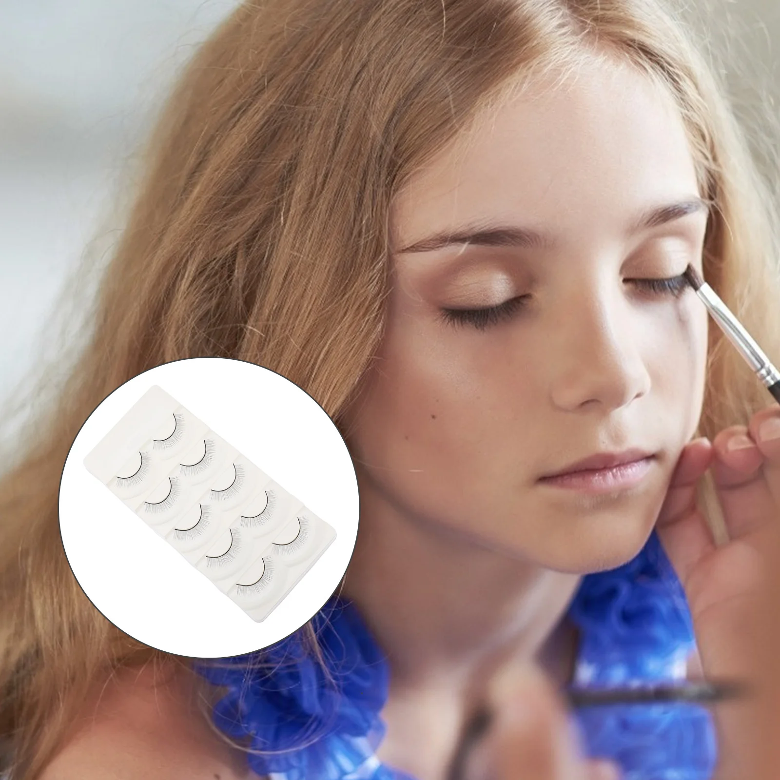 Training Eyelash Strips Mimic Natural False Lash For Eyelash Extensions Practice Fake Lash Adjustable Curl Strip Mannequin