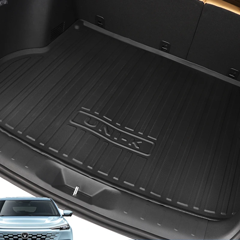 Specialized Car Trunk mat For Changan UNIK 2023 TPO Trunk Cargo Liner Floor Mat-All Weather Protection Carpet Accessories