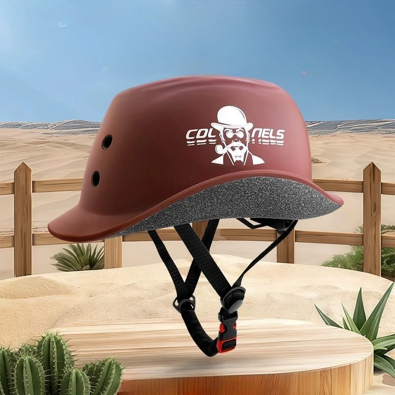 

Vintage Bike Helmet - Ultra-Light EPS Core with Adjustable Fit for Men & Women, Classic Urban Cycling Safety for Road & Mountain
