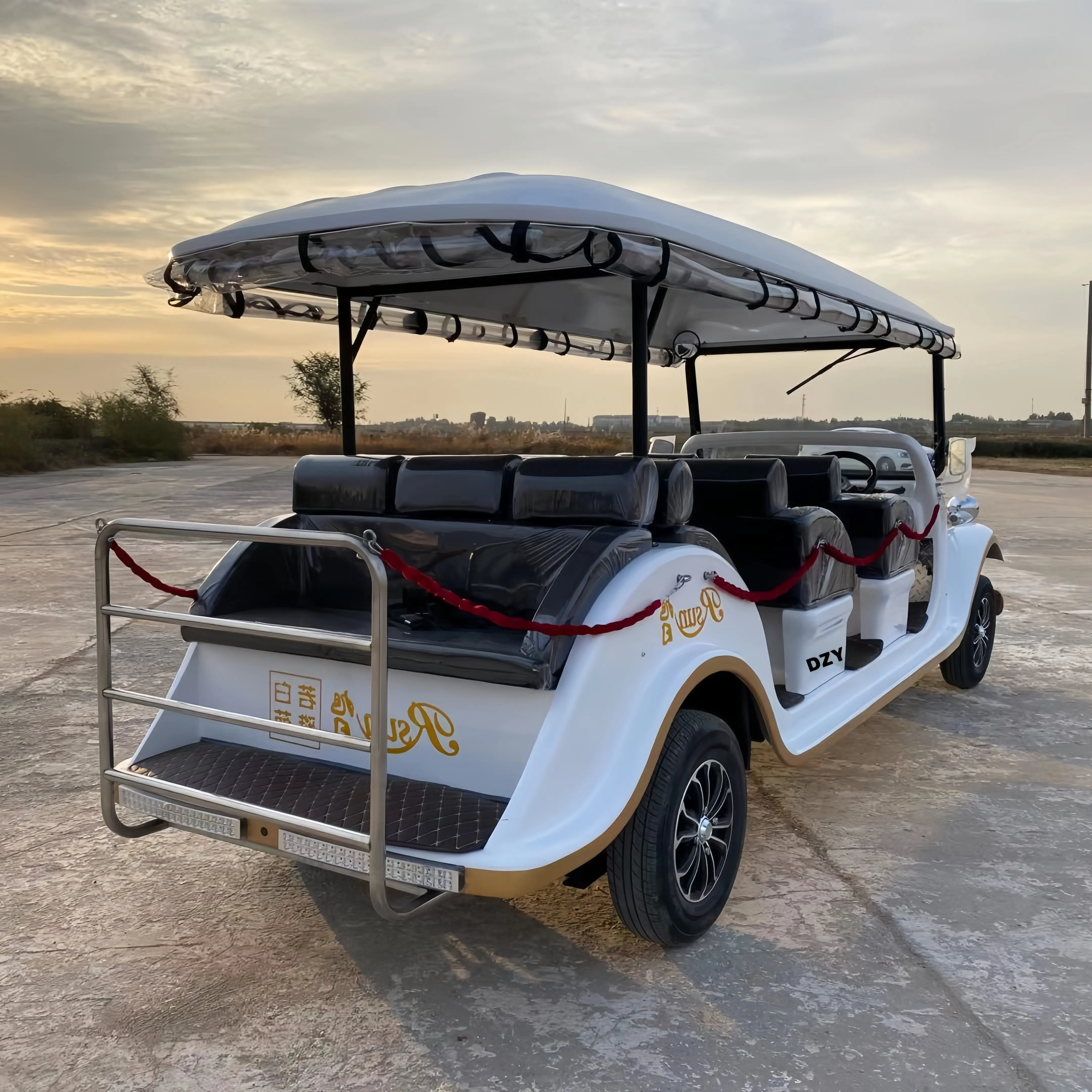CE certified antique electric vintage car, golf cart, electric off-road vintage car, free maintenance heavy duty golf carts