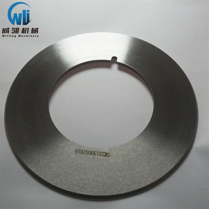 HSS / D2 Slitting Machine Blade Machine round blade paper cutting round knife slitting round blade machine circular knife