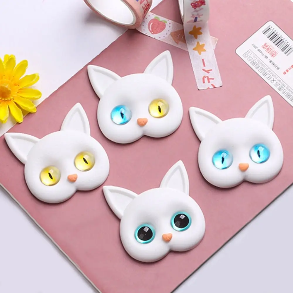 Cartoon 3D Cat Support Mobile Phone Extension Frame Finger Bracket Universal Fold Mobile Phone Bracket Air Sac Phone Holder