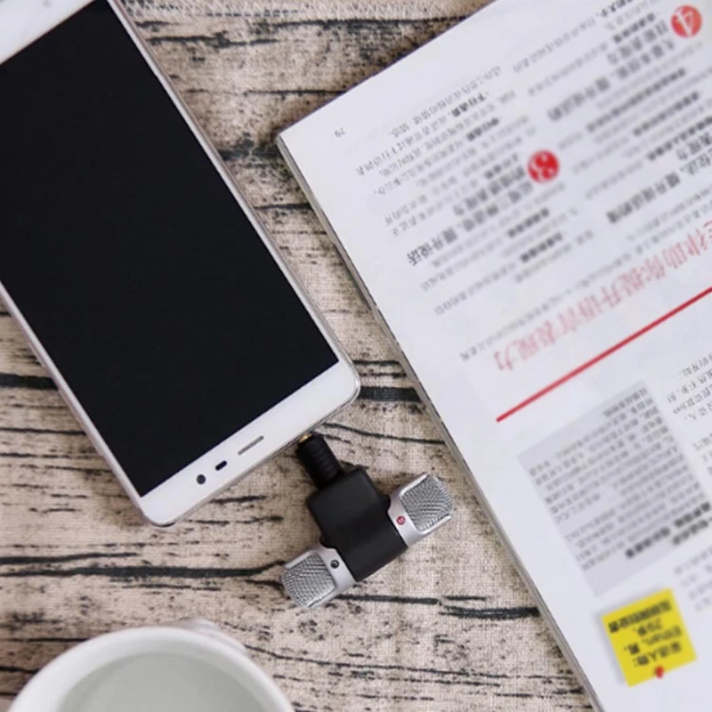 Mini 3.5Mm Jack Microphone Portable Stereo Microphone For Phone Recording Microphone For Smartphone