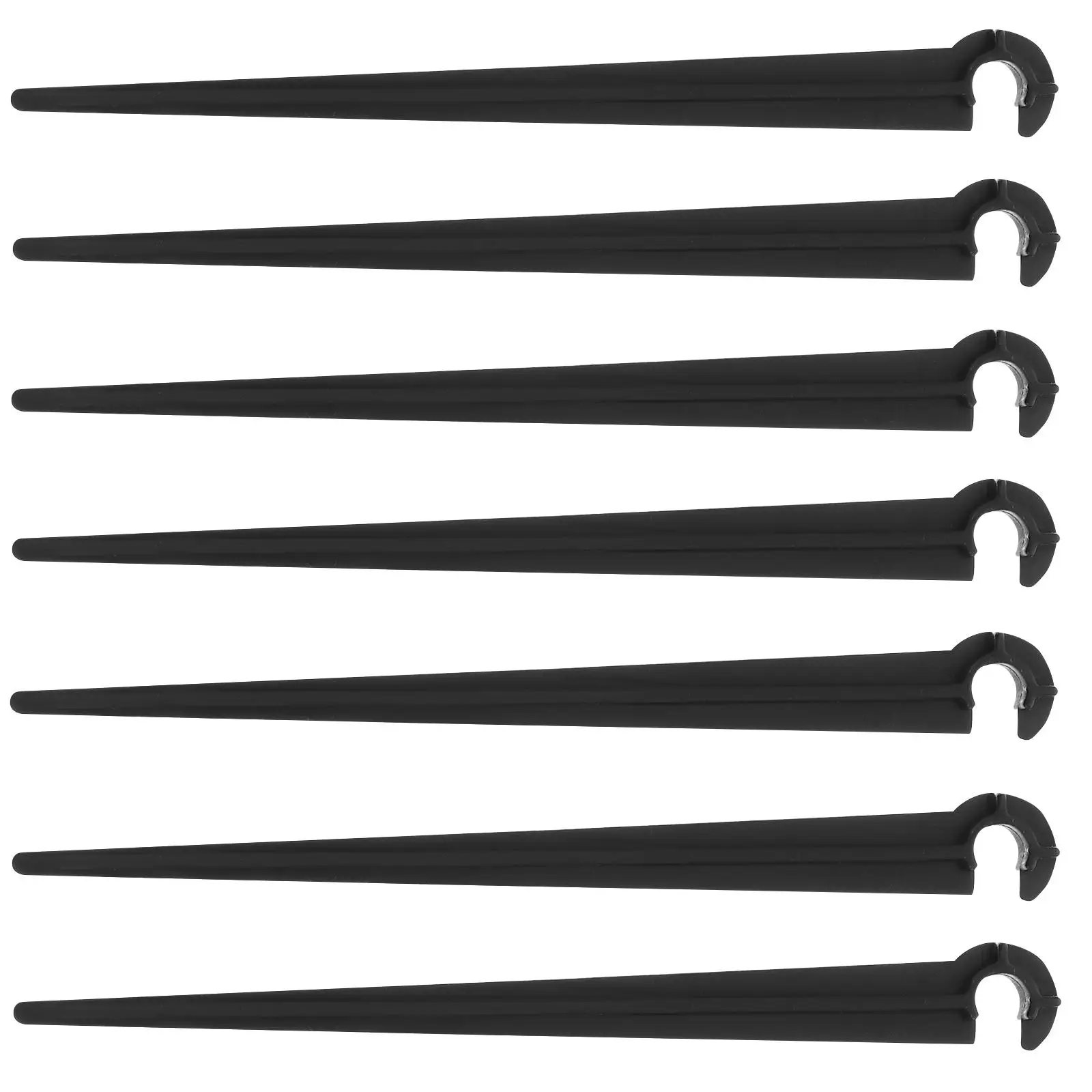 

50 Pcs Drip Irrigation Stakes 4 7mm Ground Rods ABS Plastic Pegs Gardening Tools Watering Brackets Support Pole Systems Parts