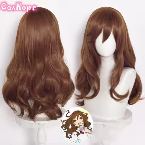 Kyoko Hori Cosplay Wig Women Long Curly Wave 60cm Brown Wig Cosplay Anime Cosplay Wigs Heat Resistant Synthetic Wig
