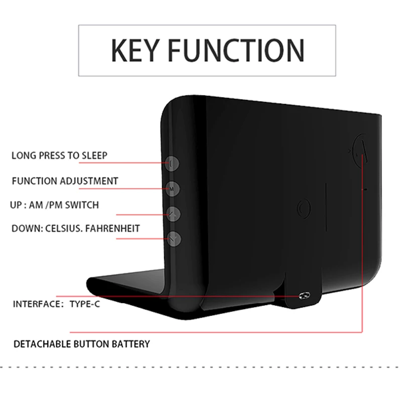 قاعدة شحن ساعة منبه لاسلكية ، شاحن سريع ، شاحن 3 في 1