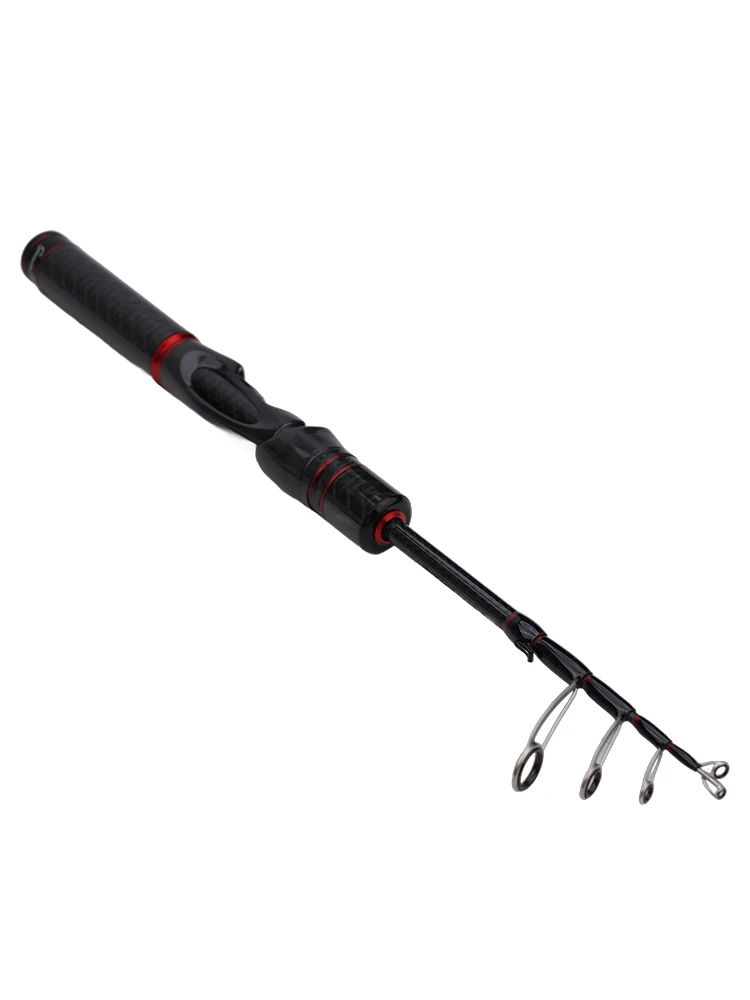 Lightweight Retractable Lure Rod from Fuji Perfect Size for Travel; Designed to Catch Horse Mouth and Red Eye Fish Efficiently