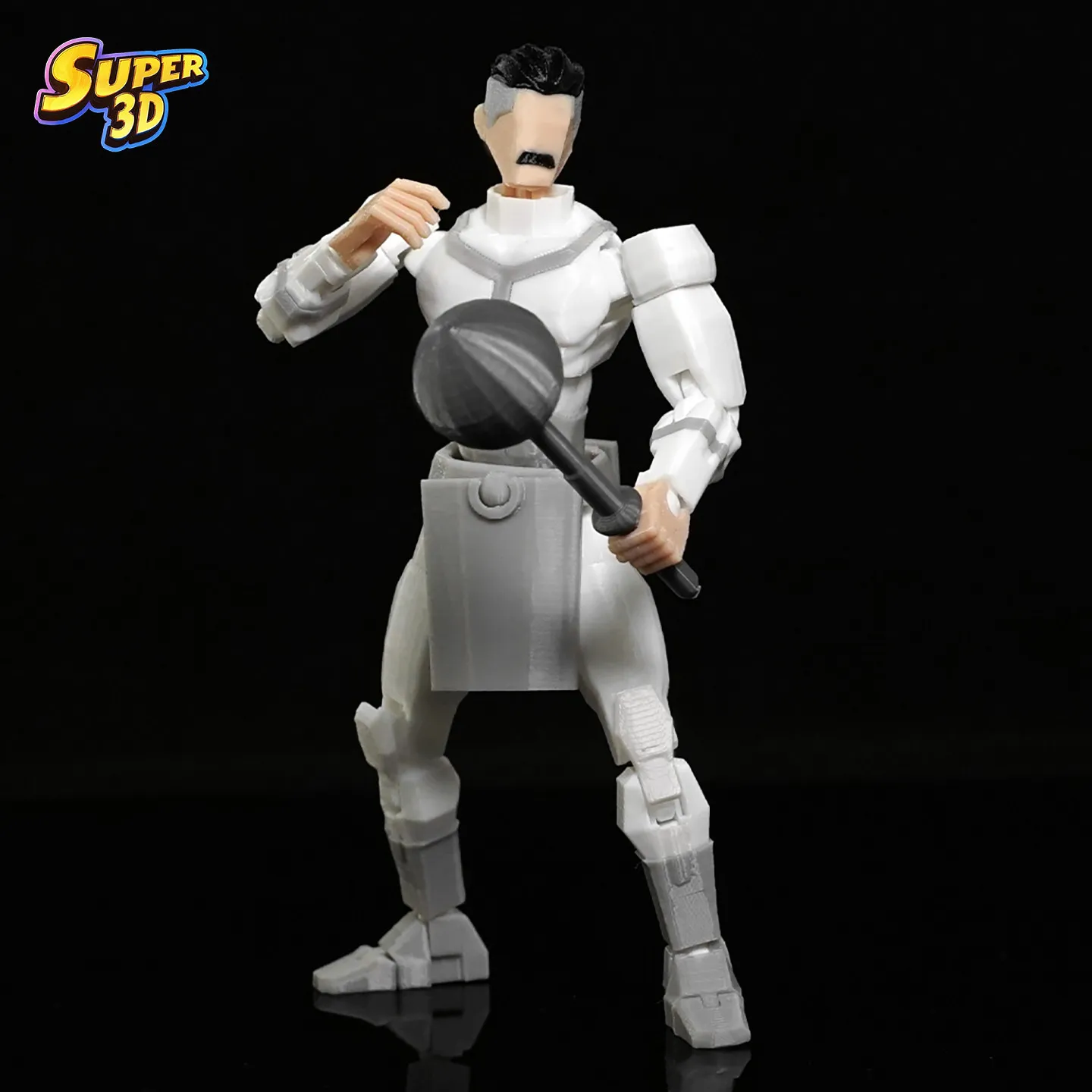 

В наличии: Супер 3D-фигурка Invincible Boy White Omni-Man Dummy13 T13, многосуставная, трансформирующаяся, 3D-печатная, коллекционная игрушка