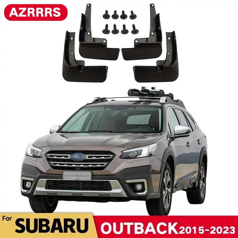 

MudFlaps For SUBARU OUTBACK 2015-2023 2022 2021 Mudguards Mud Flaps Splash Guards Front Rear Wheels Fender Car Accessories 4Pcs