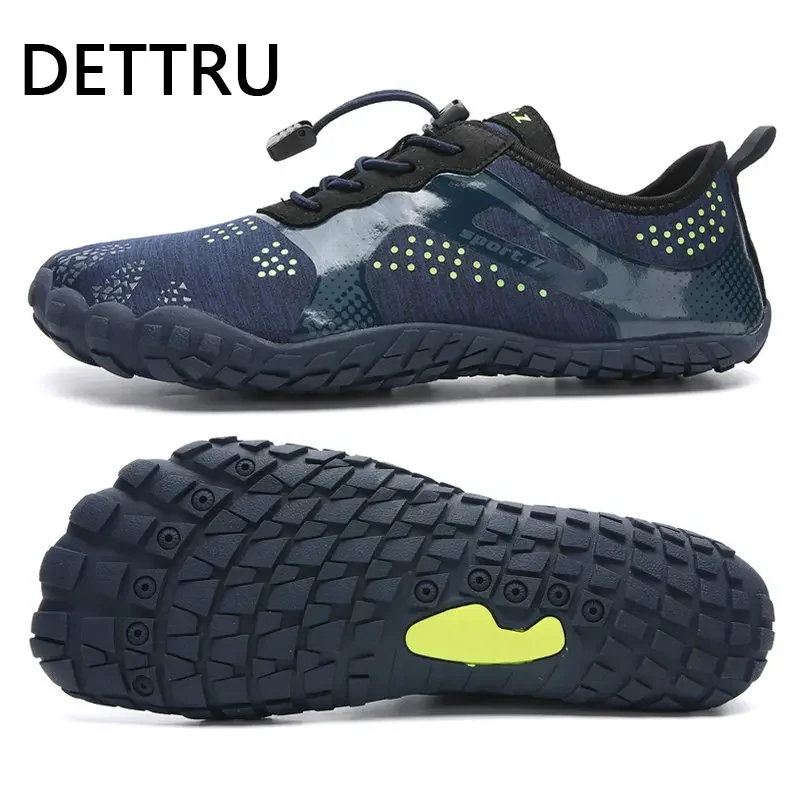 DETTRU Summer Water Shoes Men Beach Sandals  Minimalist Upstream Aqua Man Quick Dry River Sea Barefoot Diving Swimming Socks 46