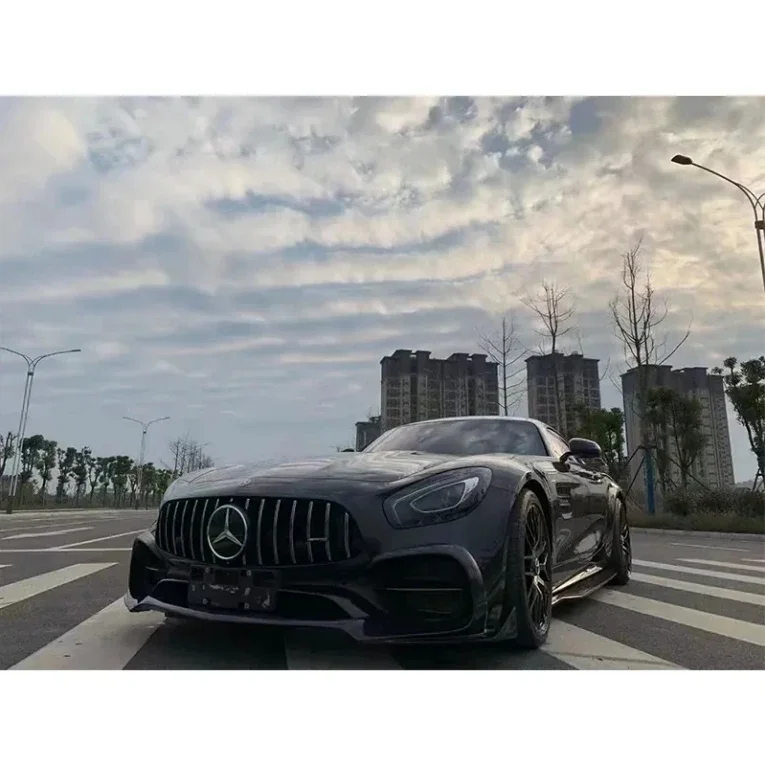 

Upgrade RZ Style Carbon Fiber Body Kit For 2018-2022 Mercedes-Benz AMG GT GTS Front Lip Side Skirt Rear Diffuser Spoiler