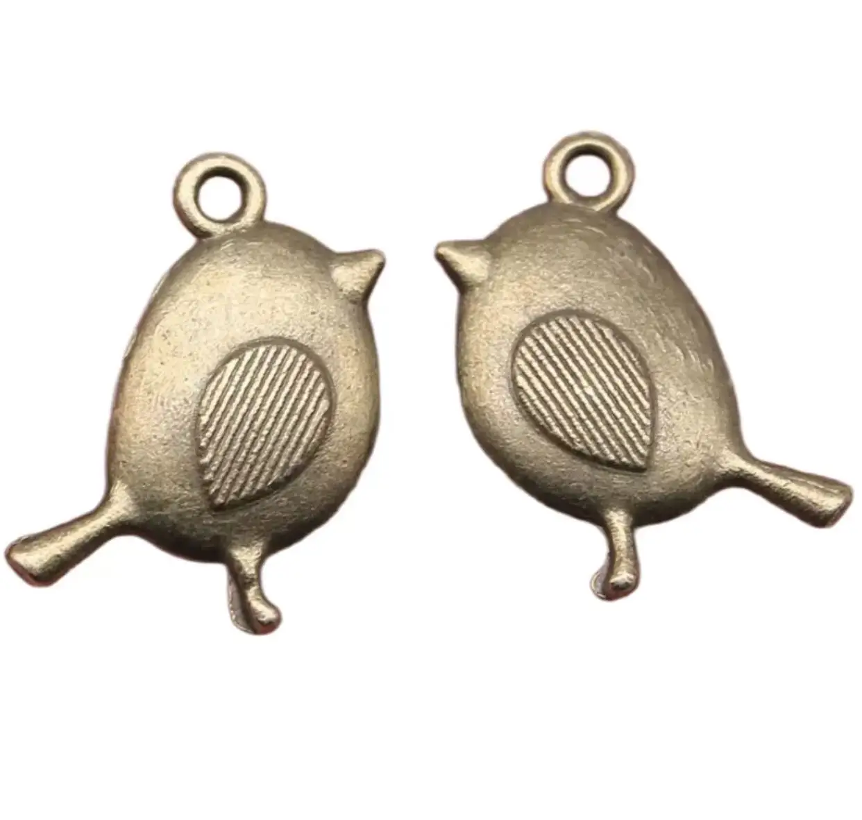 

15pcs 23*13mmCute bird pendant T0349 DIY accessories handmade Zinc alloy metal