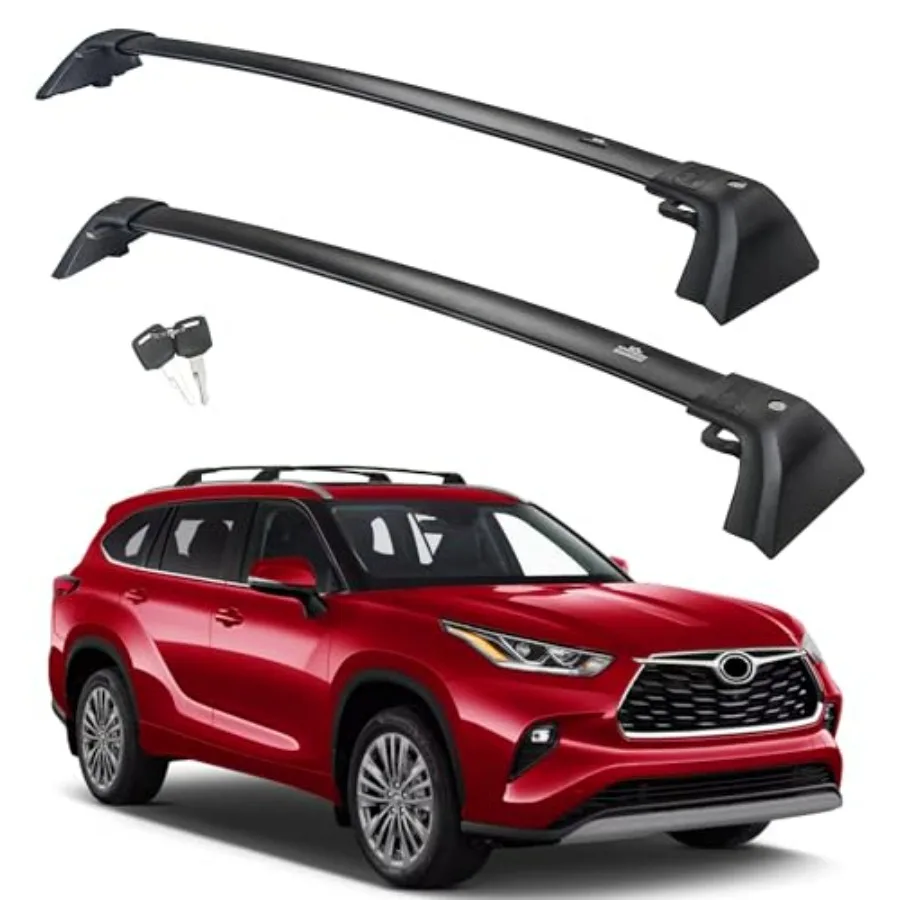 

Heavy Duty Roof Rack Crossbar for 2020-2026 Highlander XLE/XSE/Limited/Platinum/Hybrid with Anti-Theft Lock Holds Up to 260 lb