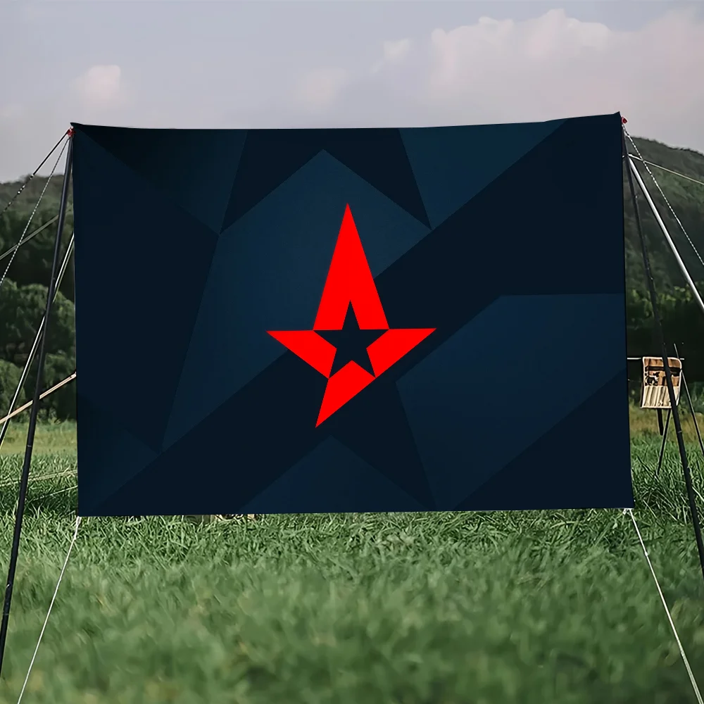 علم الفريق A-Astralis للتخييم في الهواء الطلق، نزهة، ديكور منزلي، لافتة زينة