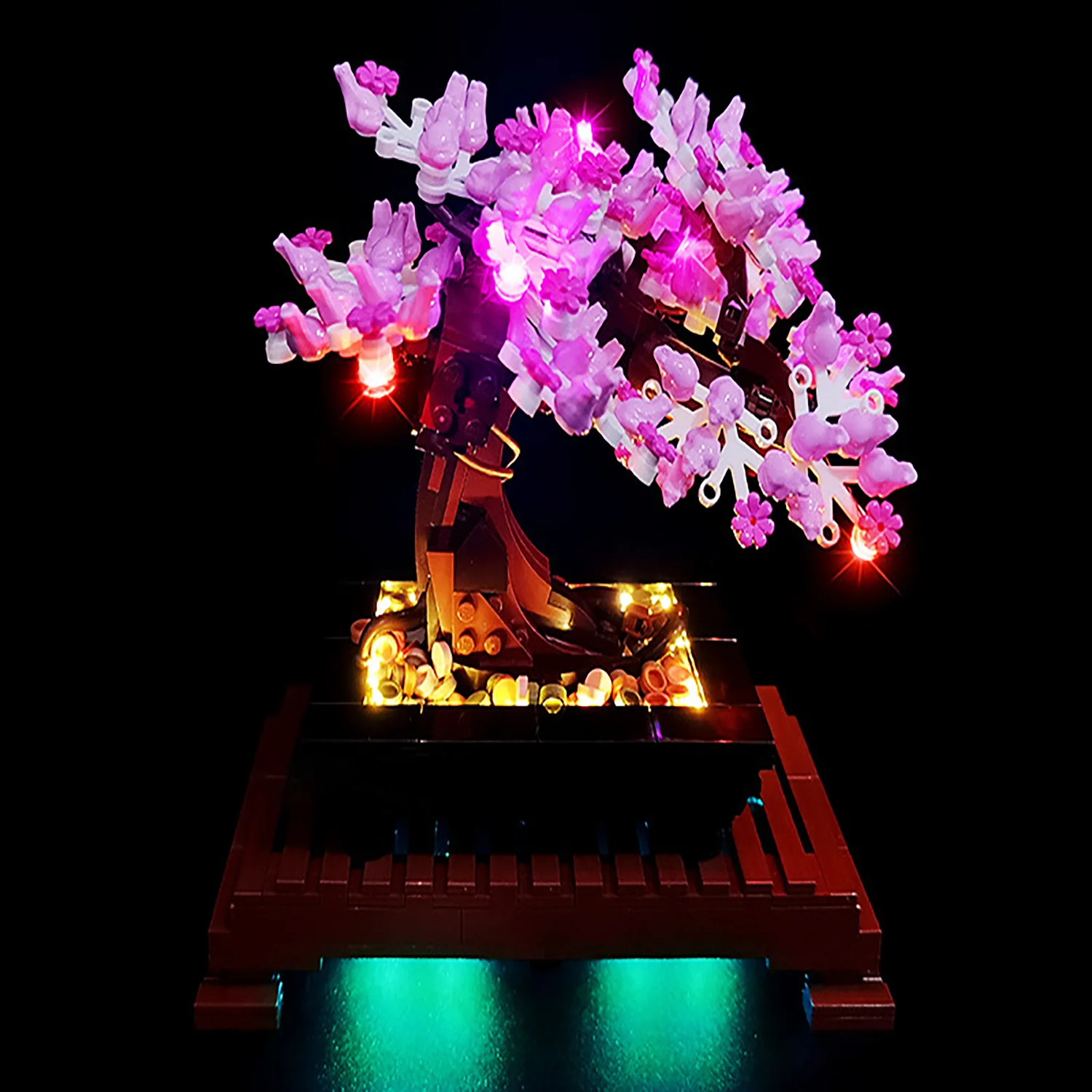 Zestaw oświetlenia LED LYBMTWF do 10281, kompatybilny z modelem drzewa Bonsai Creator Expert, nie zawiera zestawu klocków